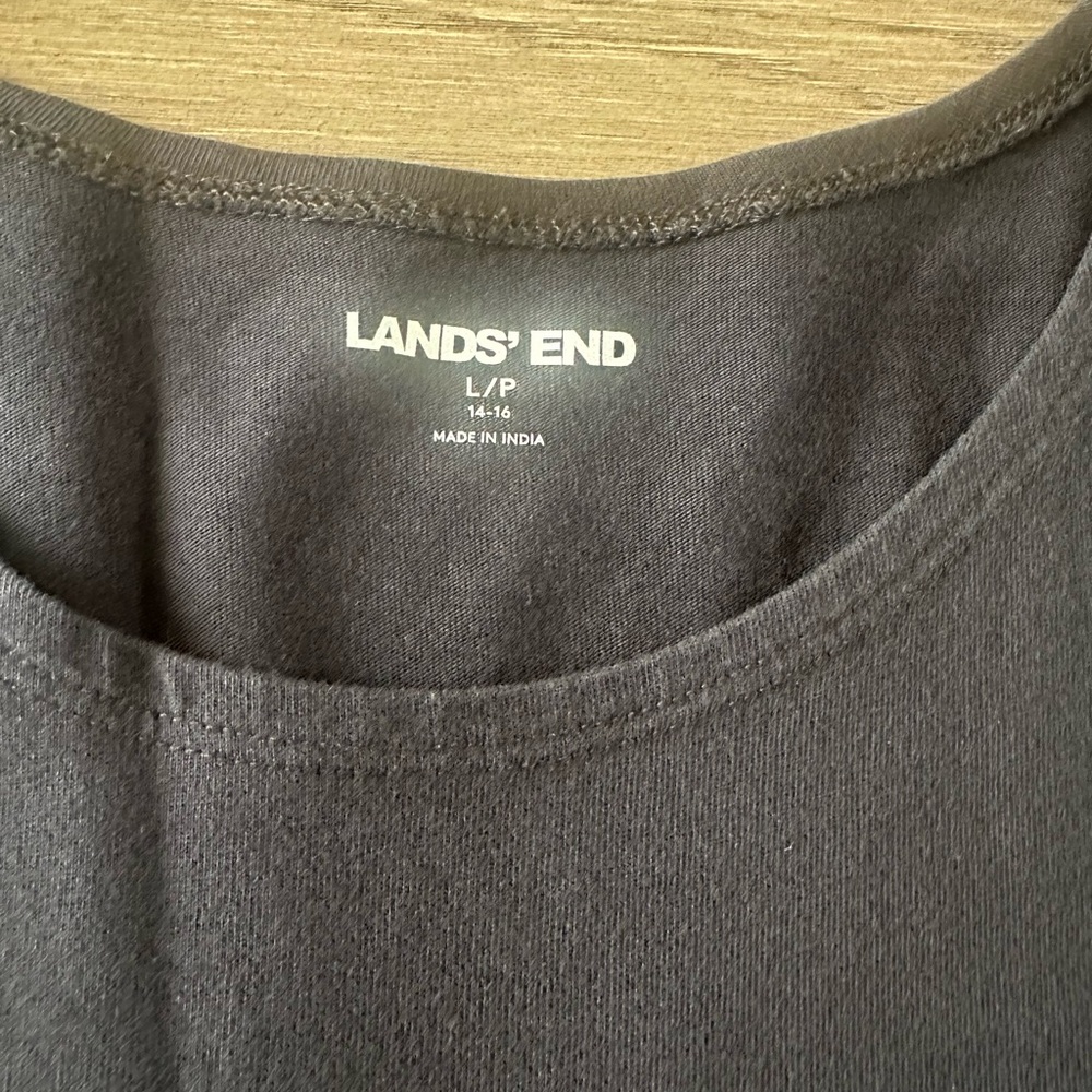 Lands' End Classic Black Maxi Dress - Picture 4 of 5